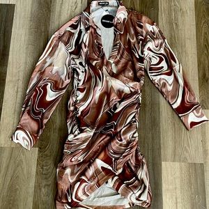 Chocolate Silk Dress